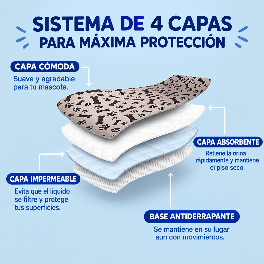 Reviari - Tapete Lavable Antifugas para Perros