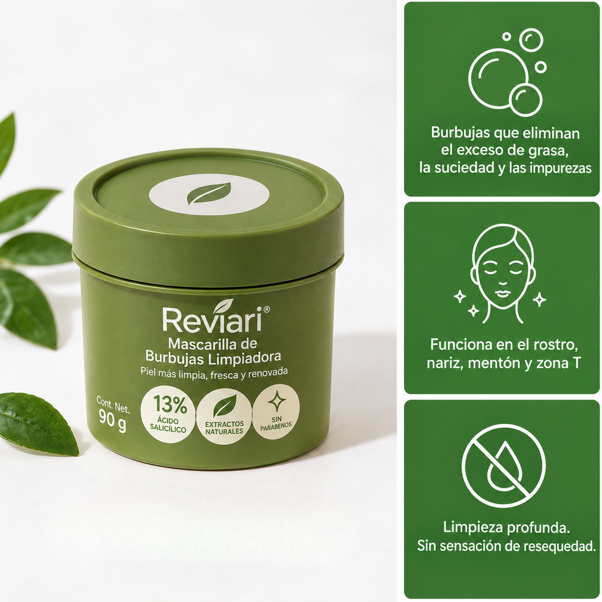 Reviari Mascarilla Limpia Poros